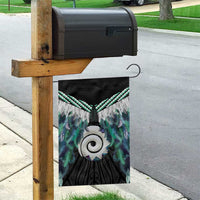 Aotearoa Korowai Motif Garden Flag Maori Koru Poutama