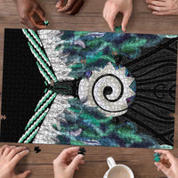 Aotearoa Korowai Motif Puzzle Maori Koru Poutama - Polynesian Pride