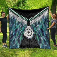 Aotearoa Korowai Motif Quilt Maori Koru Poutama