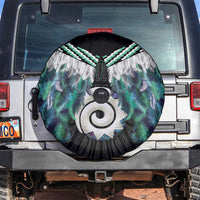 Aotearoa Korowai Motif Spare Tire Cover Maori Koru Poutama