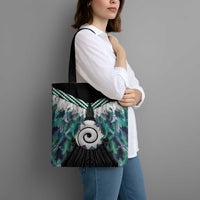 Aotearoa Korowai Motif Tote Bag Maori Koru Poutama - Polynesian Pride