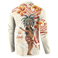 Heiva i Tahiti Button Sweatshirt Ori Tahitian Dance Tiare Maori LT14 - Polynesian Pride