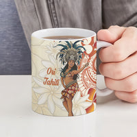 Heiva i Tahiti Ceramic Mug Ori Tahitian Dance Tiare Maori