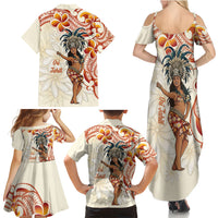 Heiva i Tahiti Family Matching Summer Maxi Dress and Hawaiian Shirt Ori Tahitian Dance Tiare Maori LT14 - Polynesian Pride