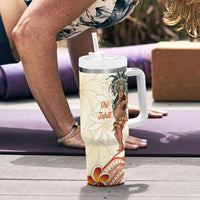 Heiva i Tahiti Tumbler With Handle Ori Tahitian Dance Tiare Maori LT14 - Polynesian Pride