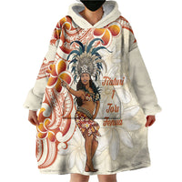 Heiva i Tahiti Wearable Blanket Hoodie Ori Tahitian Dance Tiare Maori