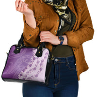 Heiva i Tahiti Shoulder Handbag Tahitian Tiare Maori Cowrie Lei Purple LT14 - Polynesian Pride