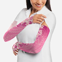 Heiva i Tahiti Arm Sleeves Tahitian Tiare Maori Cowrie Lei Pink