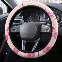 Heiva i Tahiti Steering Wheel Cover Tahitian Tiare Maori Cowrie Lei Pink LT14 - Polynesian Pride