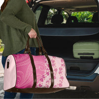 Heiva i Tahiti Travel Bag Tahitian Tiare Maori Cowrie Lei Pink LT14 - Polynesian Pride