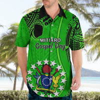 21 July Mitiaro Island Gospel Day Hawaiian Shirt Cook Islands Tribal Pattern LT14 - Polynesian Pride