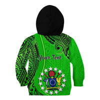 Personalised 21 July Mitiaro Island Gospel Day Kid Hoodie Cook Islands Tribal Pattern LT14 - Polynesian Pride
