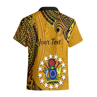 Personalised 8 August Manihiki Island Gospel Day Hawaiian Shirt Cook Islands Tribal Pattern LT14 - Polynesian Pride