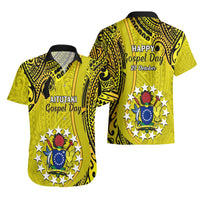 27 October Aitutaki Island Gospel Day Hawaiian Shirt Cook Islands Tribal Pattern LT14 - Polynesian Pride