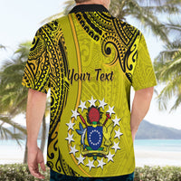 Personalised 27 October Aitutaki Island Gospel Day Hawaiian Shirt Cook Islands Tribal Pattern LT14 - Polynesian Pride