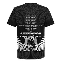 New Zealand Silver Fern Rugby Rugby Jersey Haka Dance With Aotearoa Maori Pattern