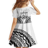 Fiji Tapa Rugby Family Matching Short Sleeve Bodycon Dress and Hawaiian Shirt Cibi Dance With Fijian Pattern