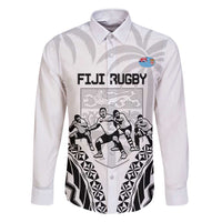 Fiji Tapa Rugby Family Matching Short Sleeve Bodycon Dress and Hawaiian Shirt Cibi Dance With Fijian Pattern