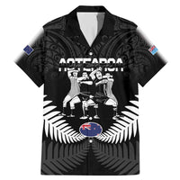 New Zealand And Fiji Tapa Rugby Family Matching Mermaid Dress and Hawaiian Shirt Haka Dance Mix Cibi Dance Together