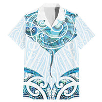 New Zealand Manta Ray Tattoo Family Matching Mermaid Dress and Hawaiian Shirt Aotearoa Maori Haehae Paua Shell - Polynesian Pride