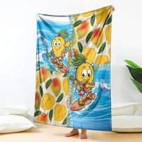 Aloha Hawaii Summer Blanket Hawaiian Lei Surfing Mango Palaka Motifs LT14 - Polynesian Pride
