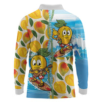 Aloha Hawaii Summer Long Sleeve Polo Shirt Hawaiian Lei Surfing Mango Palaka Motifs LT14 - Polynesian Pride