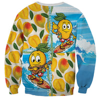 Aloha Hawaii Summer Sweatshirt Hawaiian Lei Surfing Mango Palaka Motifs LT14 - Polynesian Pride