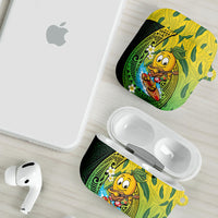Hawaii Surfing Mango AirPods Case Manako Polynesian Fish Hook LT14 - Polynesian Pride