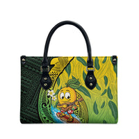 Hawaii Surfing Mango Leather Bag Manako Polynesian Fish Hook LT14 - Polynesian Pride