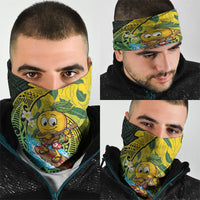 Hawaii Surfing Mango Neck Gaiter Manako Polynesian Fish Hook LT14 - Polynesian Pride