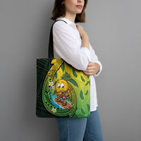 Hawaii Surfing Mango Tote Bag Manako Polynesian Fish Hook LT14 - Polynesian Pride