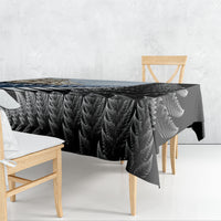 Personalised New Zealand Pakeha Tablecloth Kiwi Silver Fern and Sailing Ship Compass LT14 - Polynesian Pride