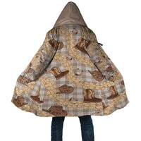 Khaki Palaka Hawaii Cowboy Cloak Puakenikeni Lei Paniolo Papale Seamless Vibes - Polynesian Pride