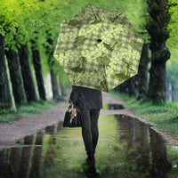 Lime Palaka Hawaii Cowboy Umbrella Puakenikeni Lei Paniolo Papale Seamless Vibes - Polynesian Pride