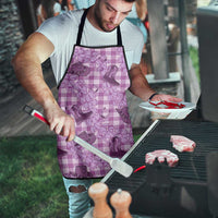 Purple Palaka Hawaii Cowboy Apron Puakenikeni Lei Paniolo Papale Seamless Vibes LT14 - Polynesian Pride