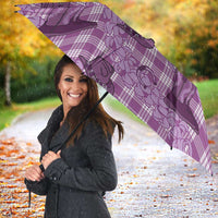Purple Palaka Hawaii Cowboy Umbrella Puakenikeni Lei Paniolo Papale Seamless Vibes LT14 - Polynesian Pride