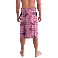Pink Palaka Hawaii Cowboy Lavalava Puakenikeni Lei Paniolo Papale Seamless Vibes - Polynesian Pride