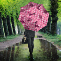 Pink Palaka Hawaii Cowboy Umbrella Puakenikeni Lei Paniolo Papale Seamless Vibes LT14 - Polynesian Pride