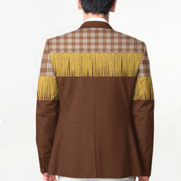 Aloha Hawaii Cowboy Custome Blazer Puakenikeni Lei Palaka Tassel Style - Polynesian Pride