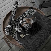 New Zealand Hammerhead Shark Wrapping Paper Maori Haehae Mangopare Black - Polynesian Pride