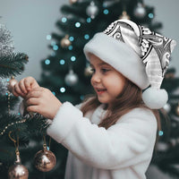 New Zealand Hammerhead Shark Christmas Santa Hat Maori Haehae Mangopare White - Polynesian Pride