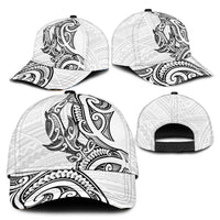 New Zealand Hammerhead Shark Classic Cap Maori Haehae Mangopare White LT14 - Polynesian Pride