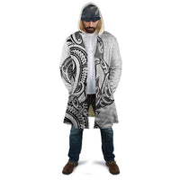 New Zealand Hammerhead Shark Cloak Maori Haehae Mangopare White - Polynesian Pride