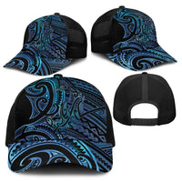 New Zealand Hammerhead Shark Baseball Net Cap Maori Haehae Mangopare Galaxy LT14 - Polynesian Pride