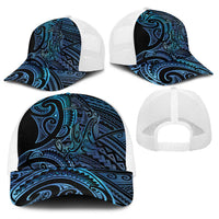 New Zealand Hammerhead Shark Baseball Net Cap Maori Haehae Mangopare Galaxy LT14 - Polynesian Pride