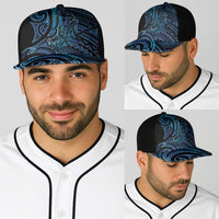 New Zealand Hammerhead Shark Baseball Net Cap Maori Haehae Mangopare Galaxy LT14 - Polynesian Pride