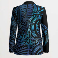 New Zealand Hammerhead Shark Blazer Maori Haehae Mangopare Galaxy - Polynesian Pride