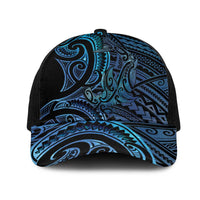 New Zealand Hammerhead Shark Mesh Trucker Cap Maori Haehae Mangopare Galaxy - Polynesian Pride