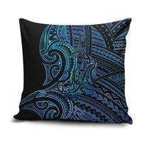 New Zealand Hammerhead Shark Pillow Cover Maori Haehae Mangopare Galaxy - Polynesian Pride