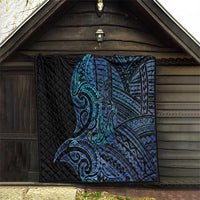 New Zealand Hammerhead Shark Quilt Maori Haehae Mangopare Galaxy - Polynesian Pride